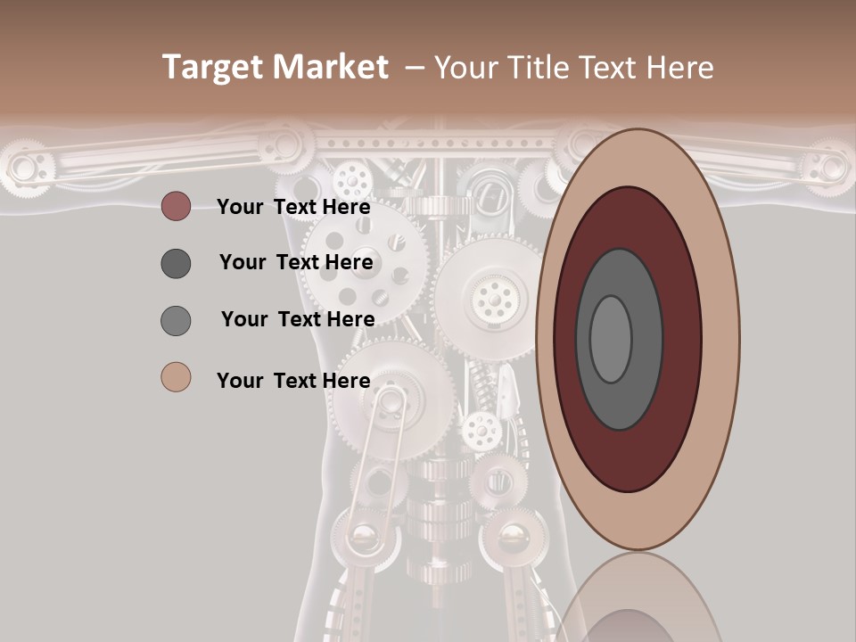 Perpetuum Mechanics Cooperation PowerPoint Template
