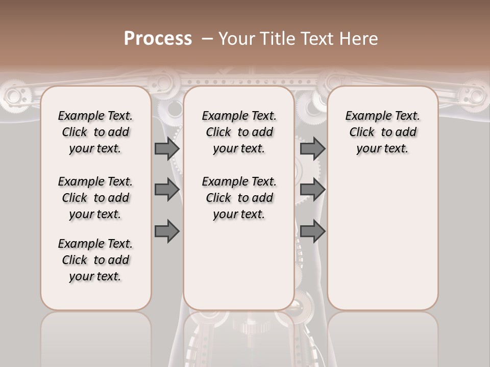 Perpetuum Mechanics Cooperation PowerPoint Template