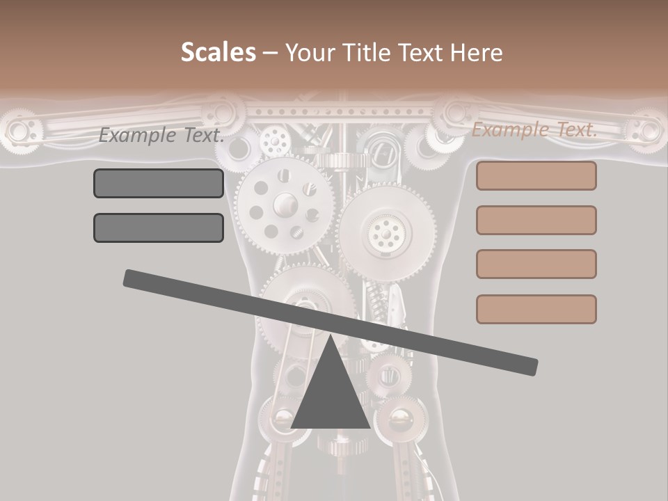 Perpetuum Mechanics Cooperation PowerPoint Template