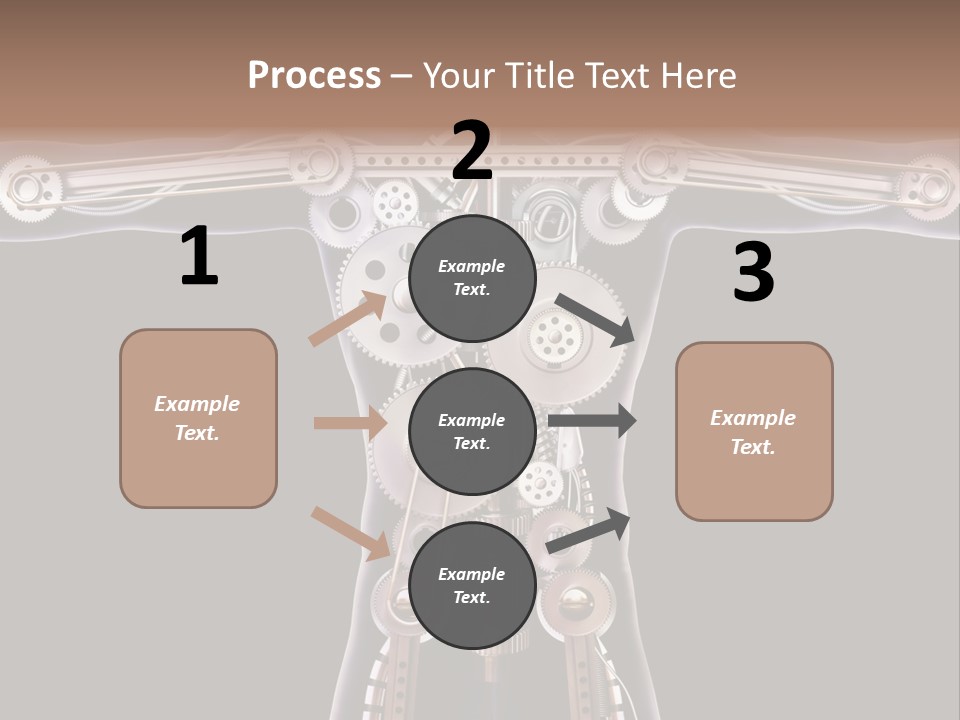 Perpetuum Mechanics Cooperation PowerPoint Template