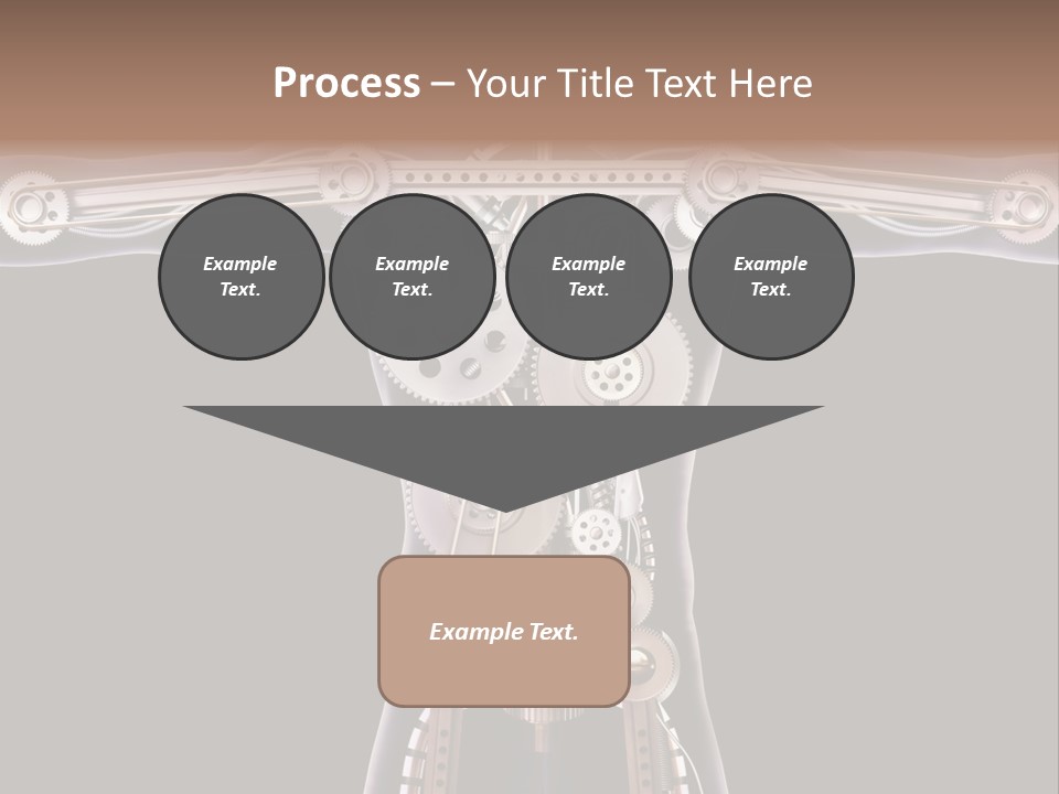 Perpetuum Mechanics Cooperation PowerPoint Template