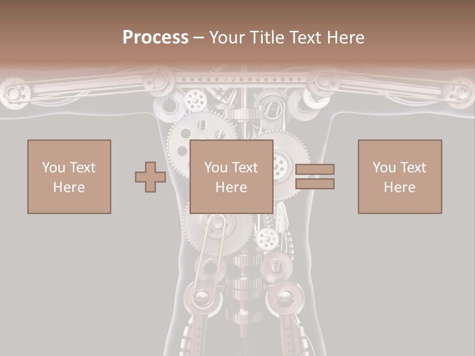 Perpetuum Mechanics Cooperation PowerPoint Template