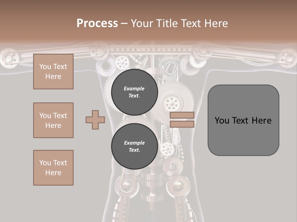 Perpetuum Mechanics Cooperation PowerPoint Template