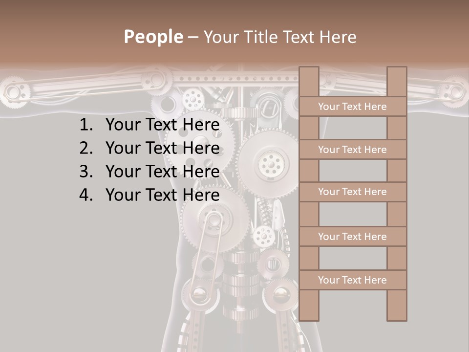 Perpetuum Mechanics Cooperation PowerPoint Template