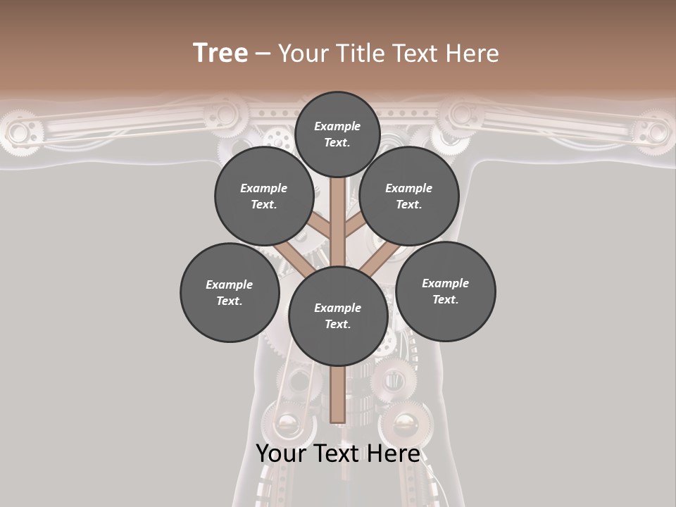 Perpetuum Mechanics Cooperation PowerPoint Template