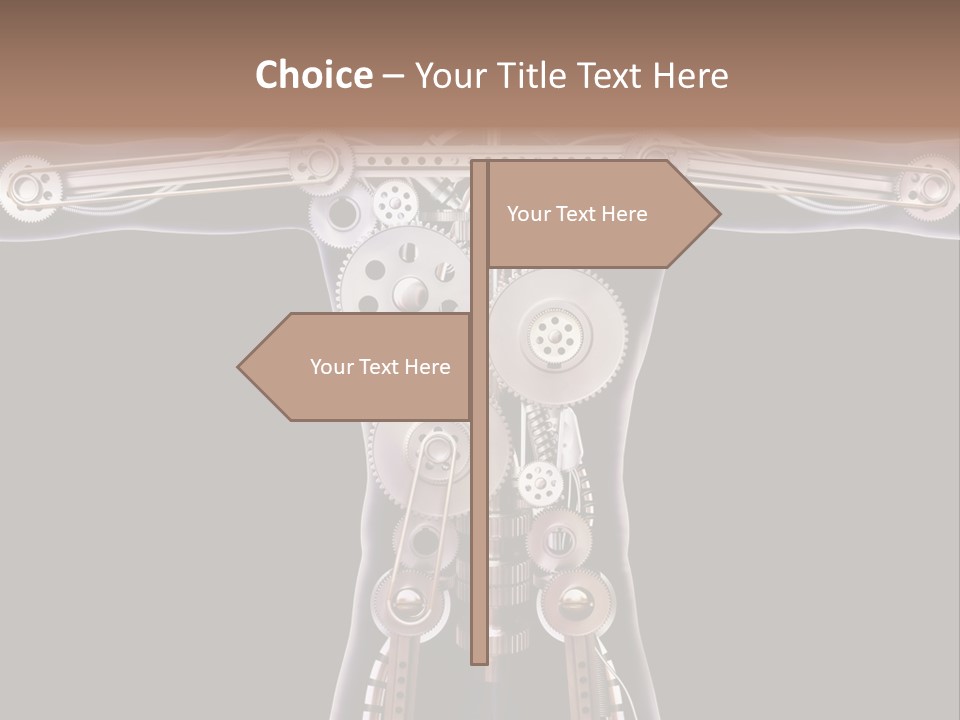 Perpetuum Mechanics Cooperation PowerPoint Template