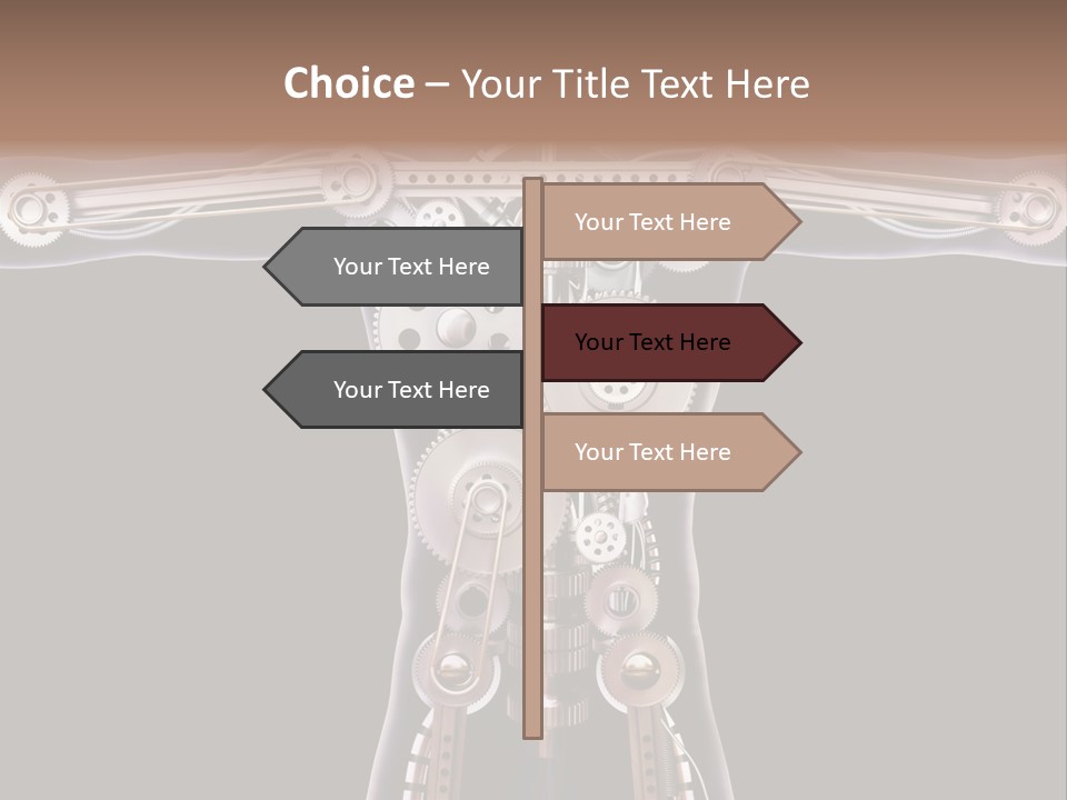 Perpetuum Mechanics Cooperation PowerPoint Template