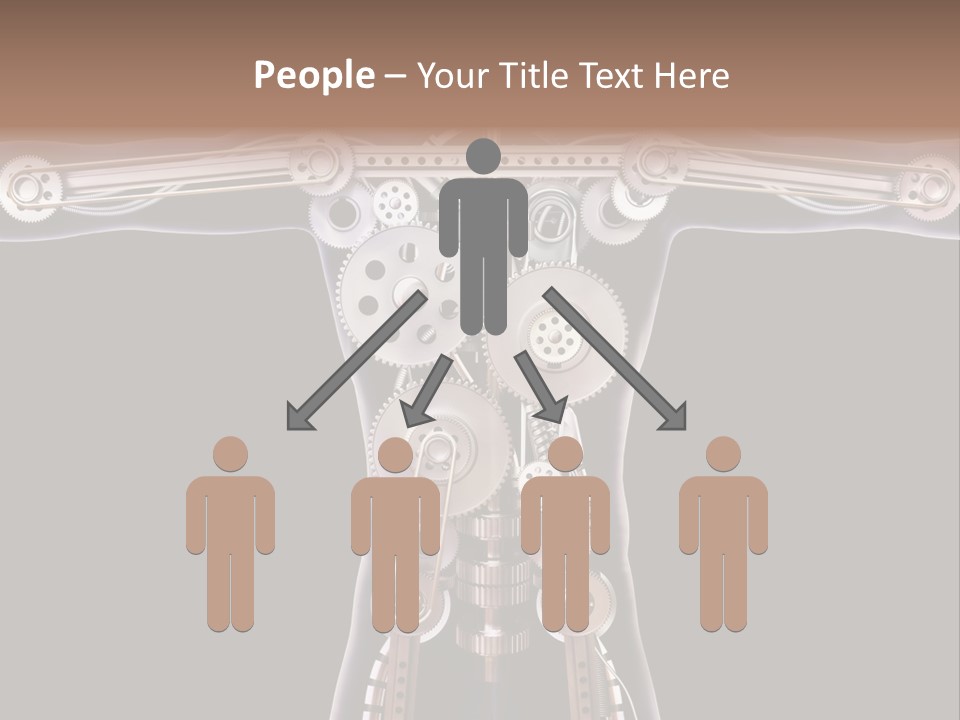 Perpetuum Mechanics Cooperation PowerPoint Template
