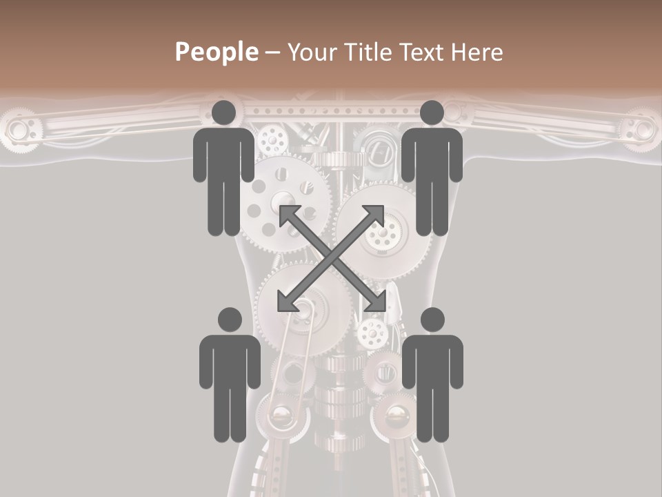 Perpetuum Mechanics Cooperation PowerPoint Template