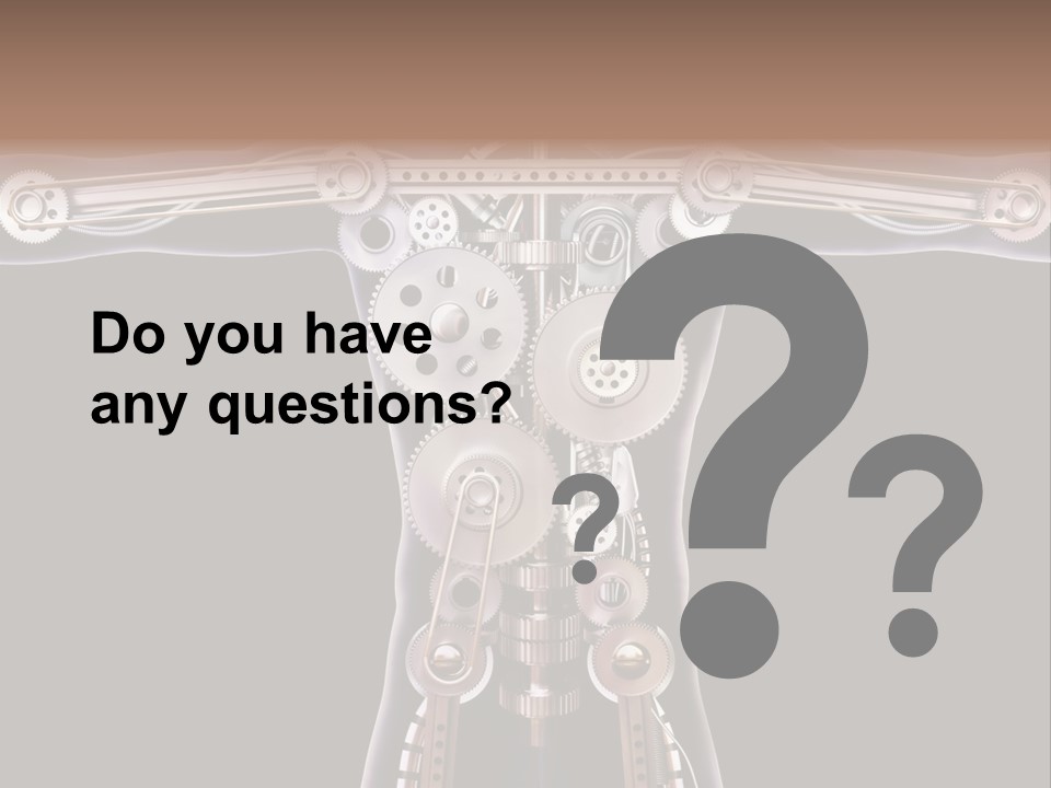 Perpetuum Mechanics Cooperation PowerPoint Template