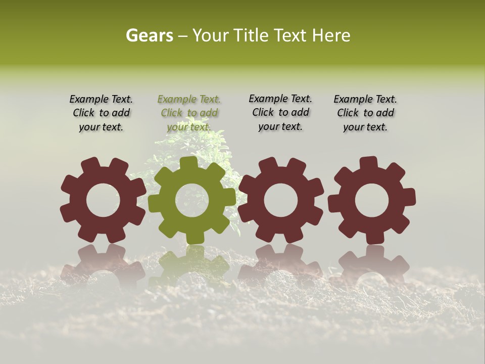 Botany Earth Plant PowerPoint Template