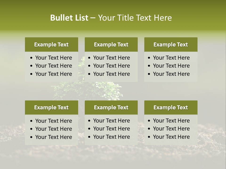 Botany Earth Plant PowerPoint Template