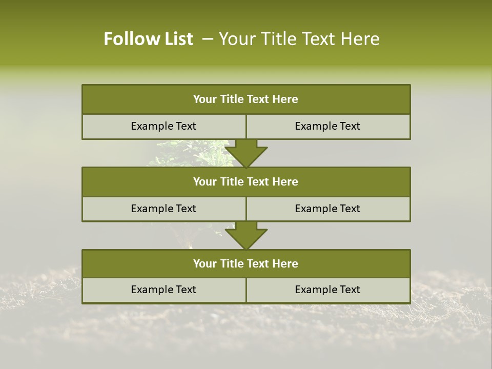 Botany Earth Plant PowerPoint Template