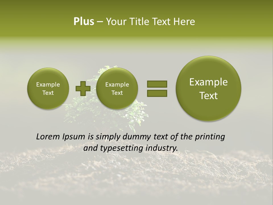 Botany Earth Plant PowerPoint Template