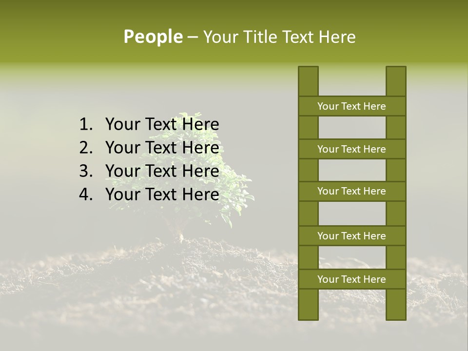 Botany Earth Plant PowerPoint Template