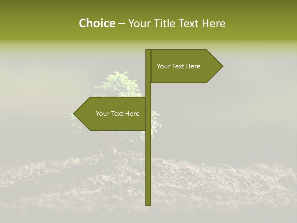 Botany Earth Plant PowerPoint Template