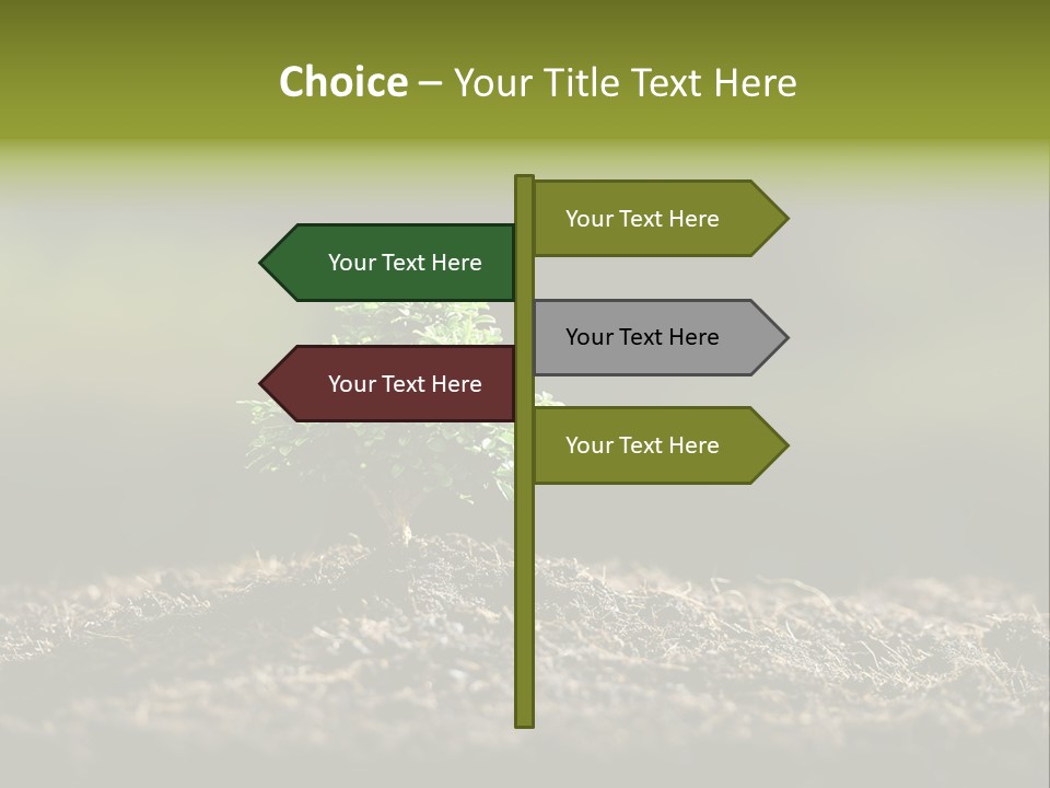 Botany Earth Plant PowerPoint Template