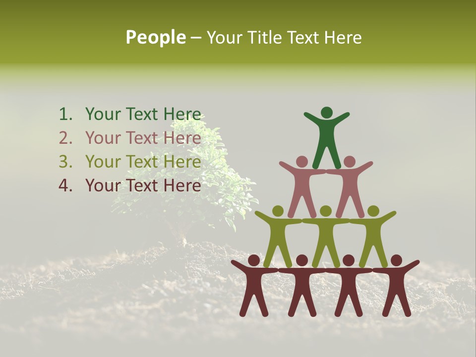 Botany Earth Plant PowerPoint Template
