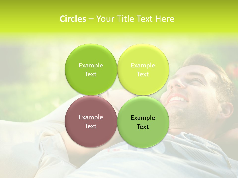 Young Girl Woman PowerPoint Template