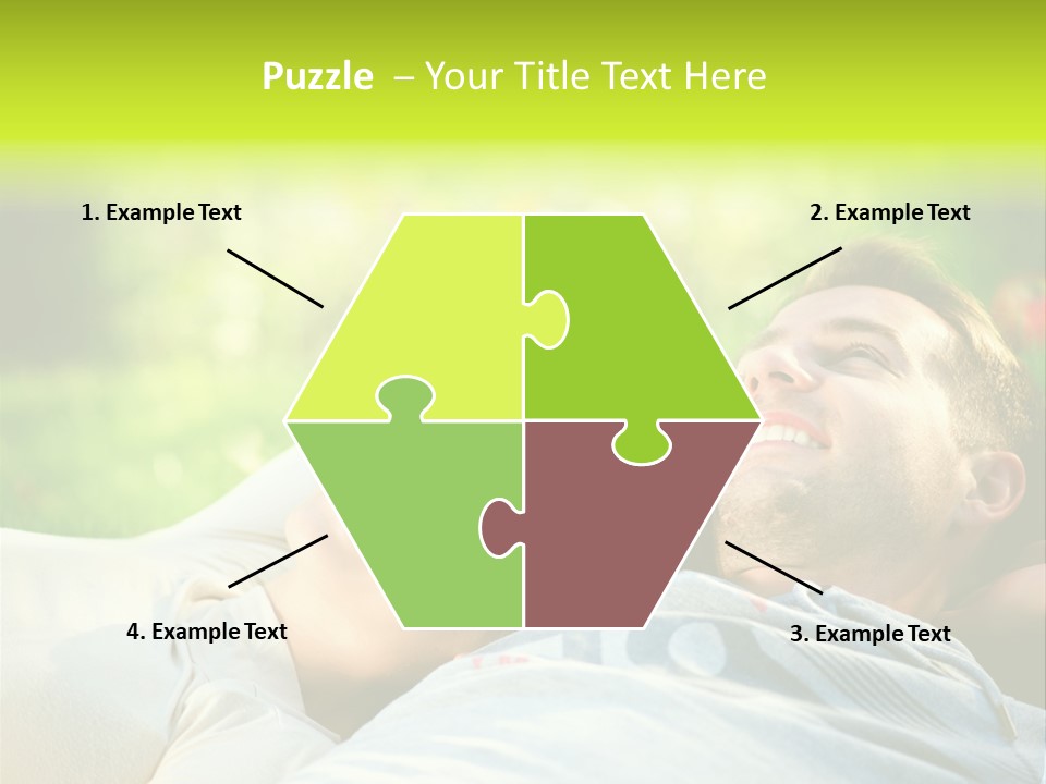 Young Girl Woman PowerPoint Template