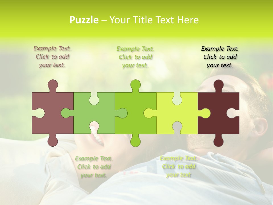 Young Girl Woman PowerPoint Template