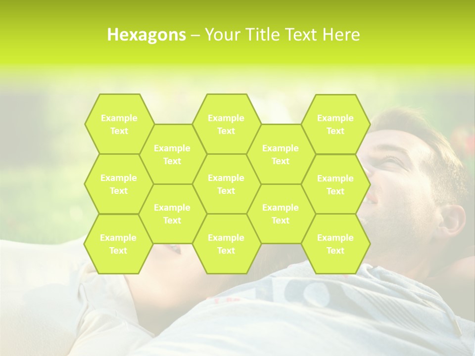 Young Girl Woman PowerPoint Template