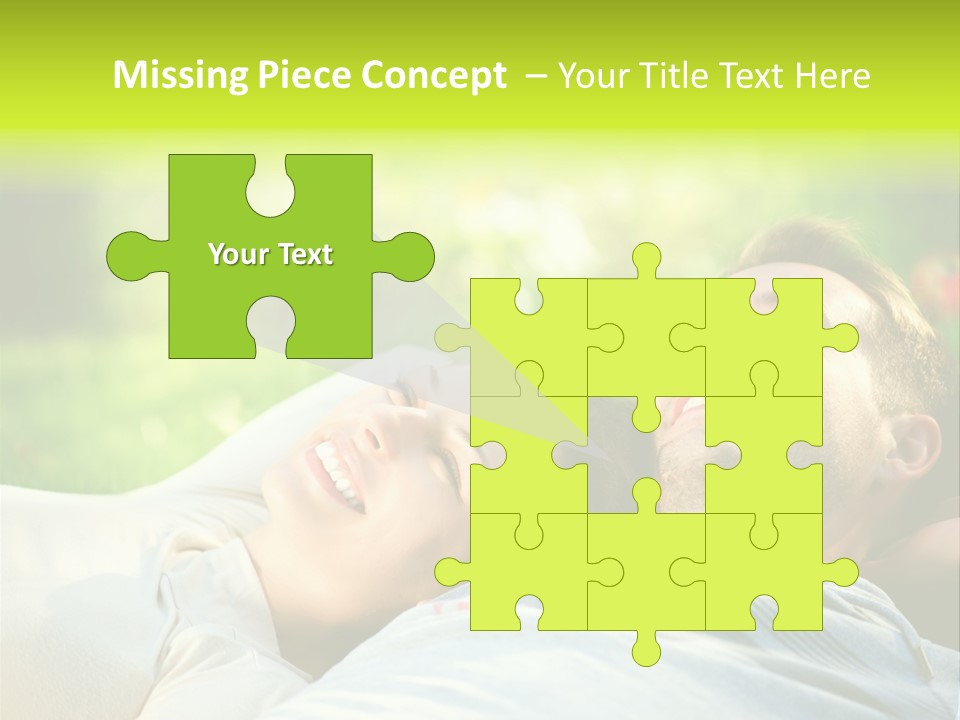 Young Girl Woman PowerPoint Template