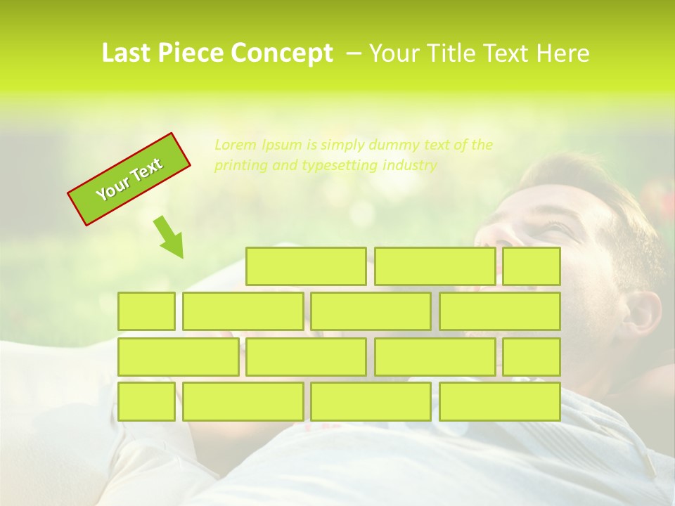 Young Girl Woman PowerPoint Template