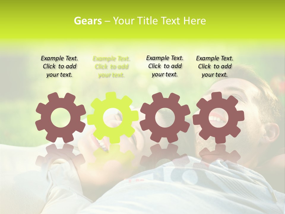 Young Girl Woman PowerPoint Template