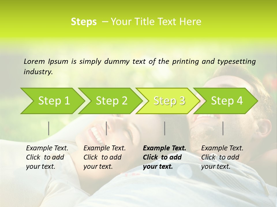 Young Girl Woman PowerPoint Template