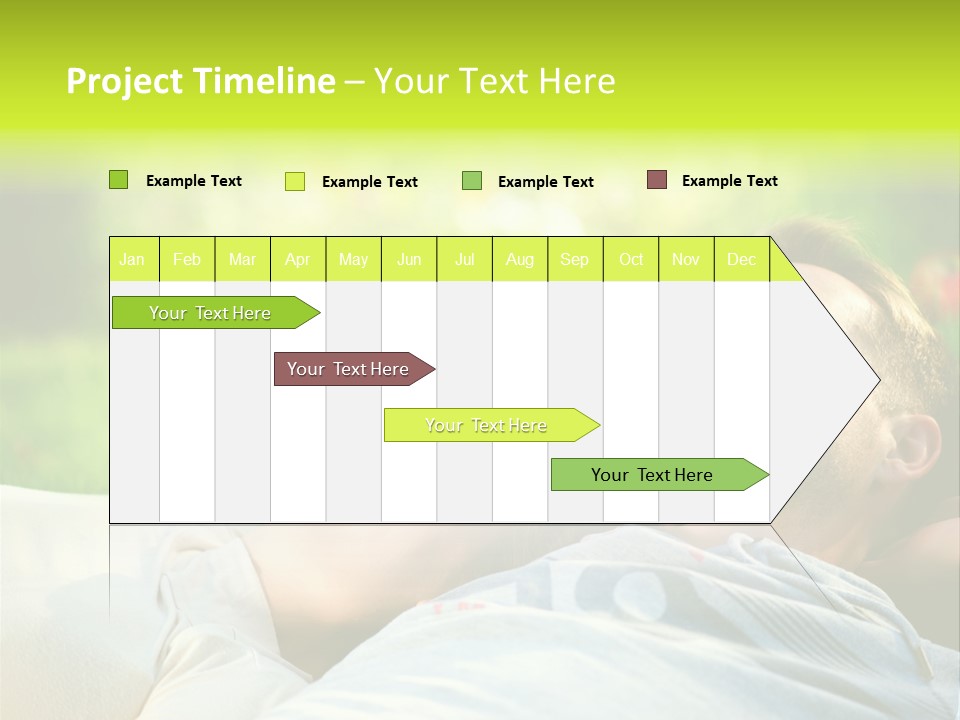 Young Girl Woman PowerPoint Template