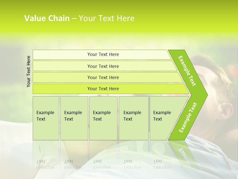 Young Girl Woman PowerPoint Template