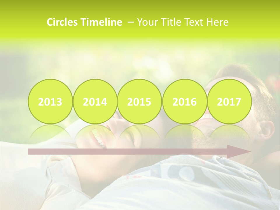 Young Girl Woman PowerPoint Template