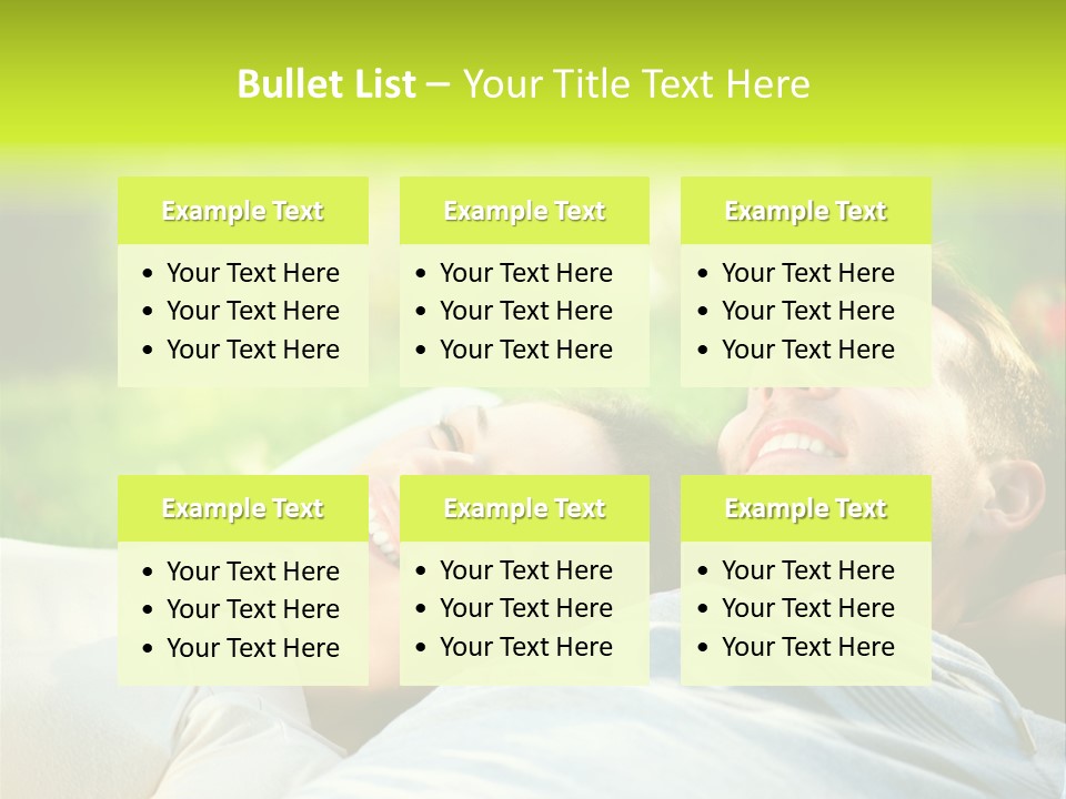 Young Girl Woman PowerPoint Template