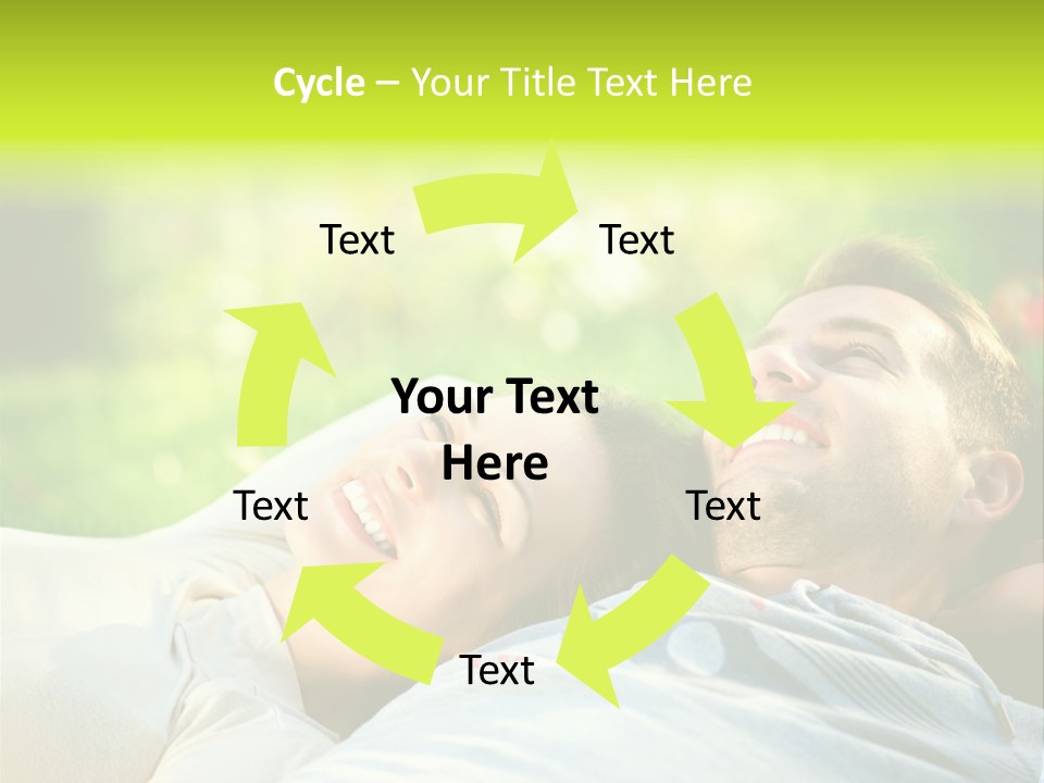 Young Girl Woman PowerPoint Template