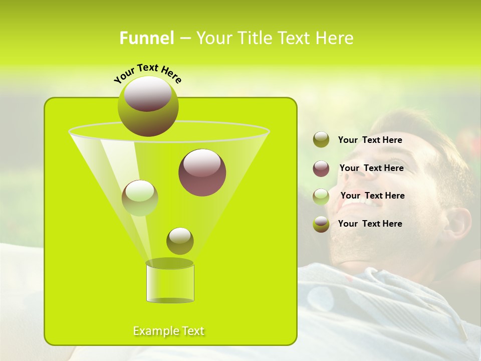 Young Girl Woman PowerPoint Template