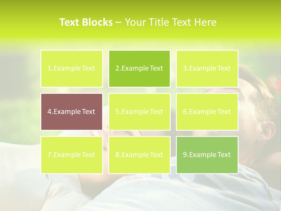 Young Girl Woman PowerPoint Template