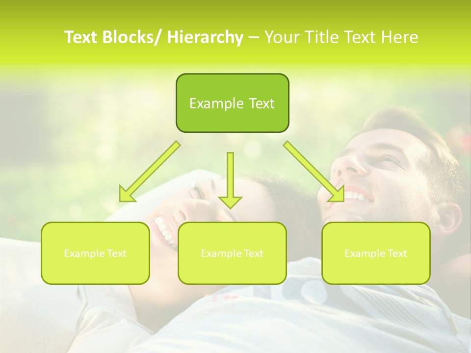 Young Girl Woman PowerPoint Template