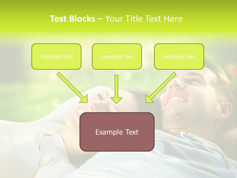 Young Girl Woman PowerPoint Template