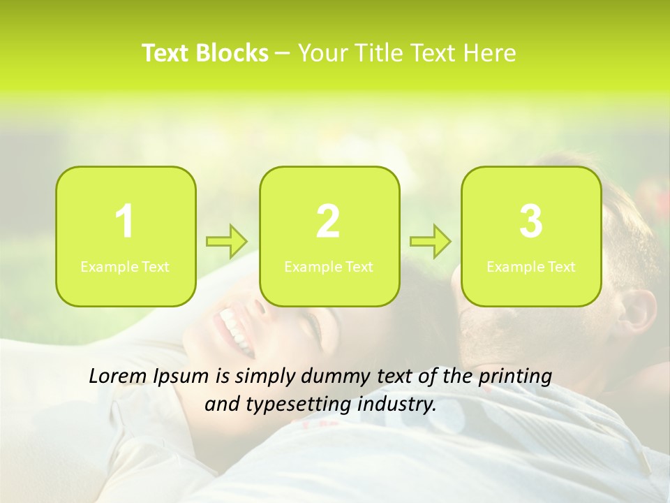 Young Girl Woman PowerPoint Template