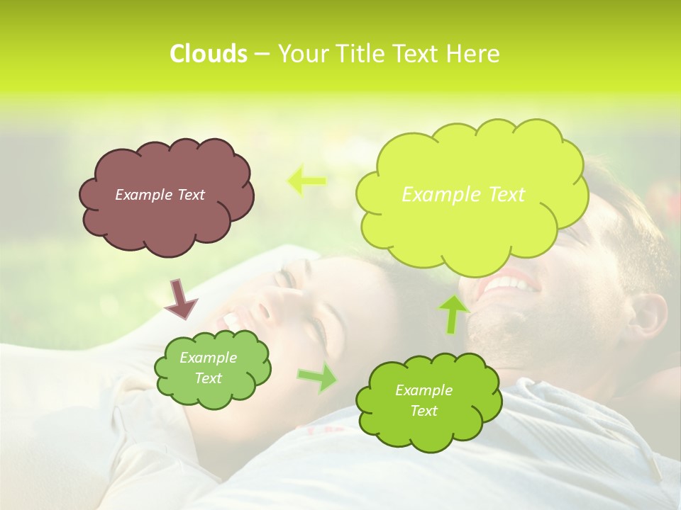 Young Girl Woman PowerPoint Template