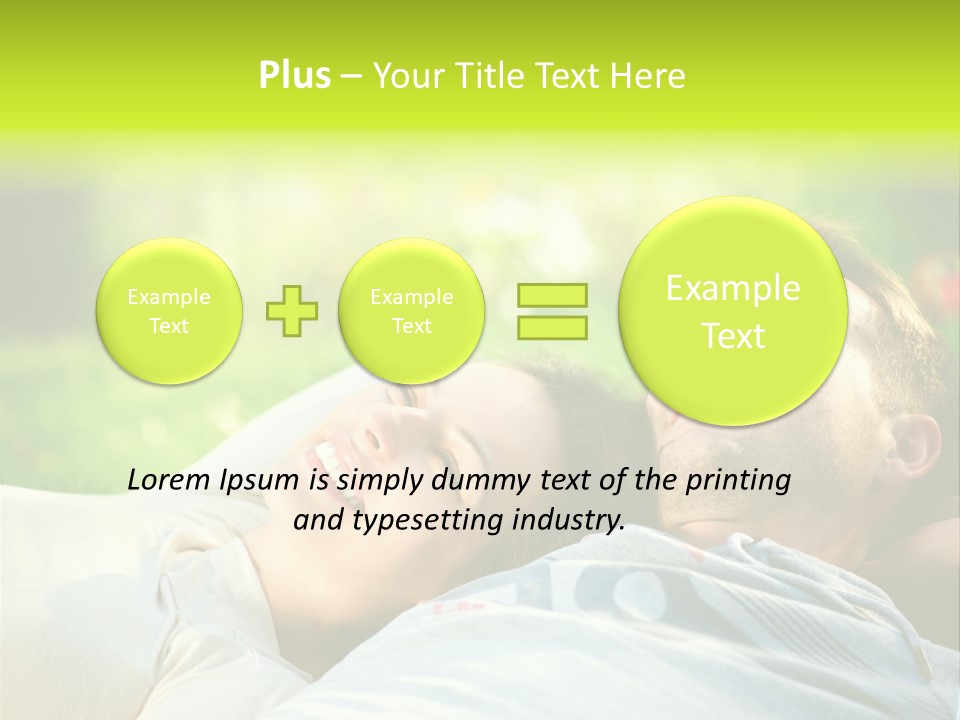 Young Girl Woman PowerPoint Template