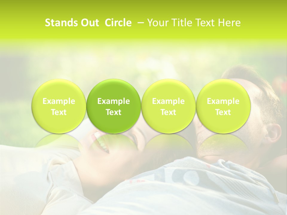 Young Girl Woman PowerPoint Template