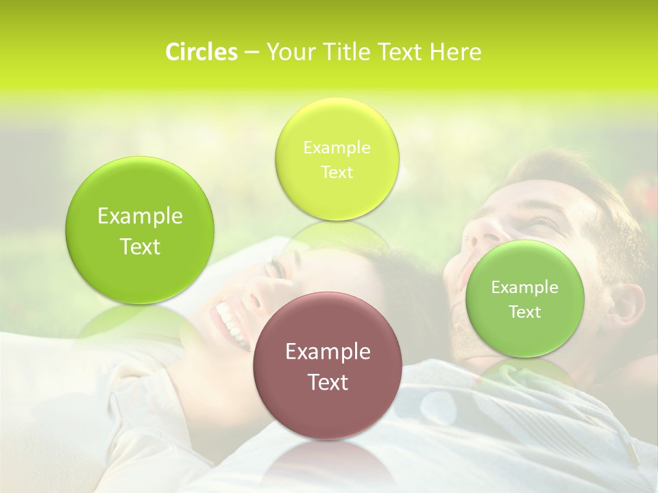 Young Girl Woman PowerPoint Template