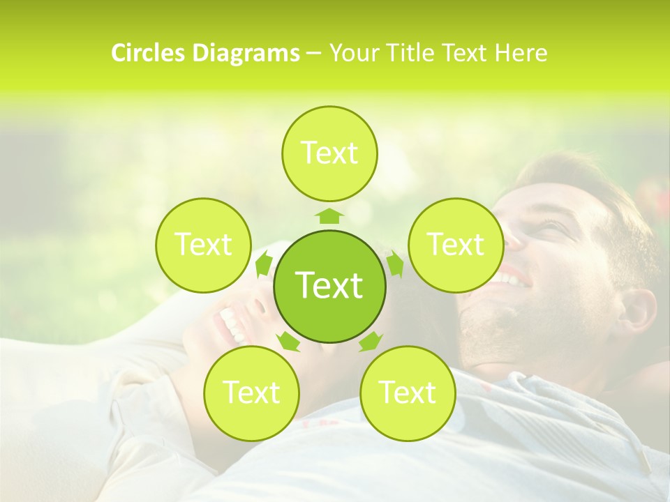 Young Girl Woman PowerPoint Template