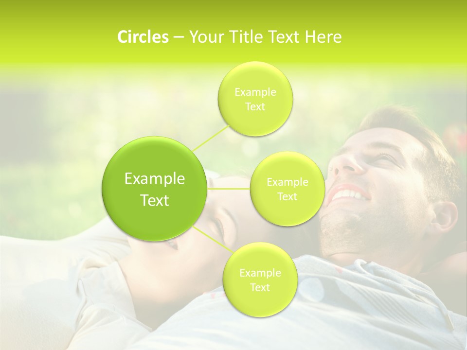 Young Girl Woman PowerPoint Template