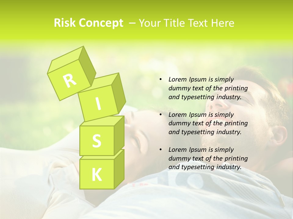 Young Girl Woman PowerPoint Template