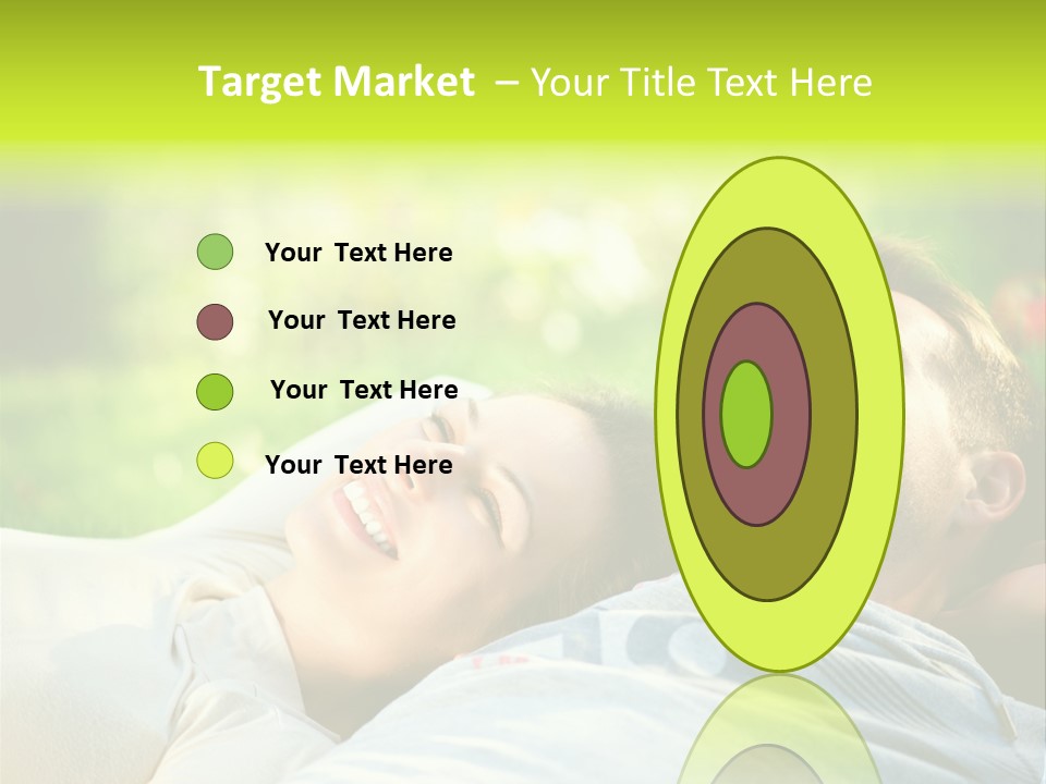 Young Girl Woman PowerPoint Template