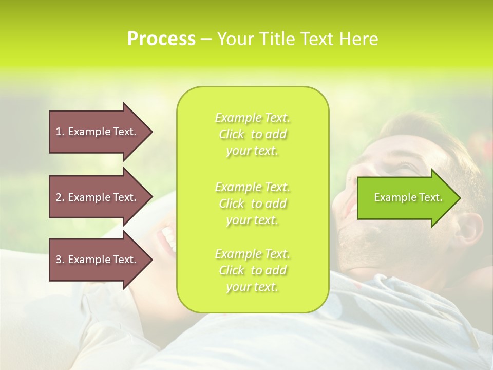 Young Girl Woman PowerPoint Template