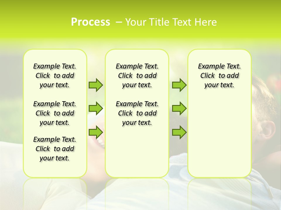 Young Girl Woman PowerPoint Template